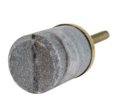 Grey Round Stone Dresser Knobs